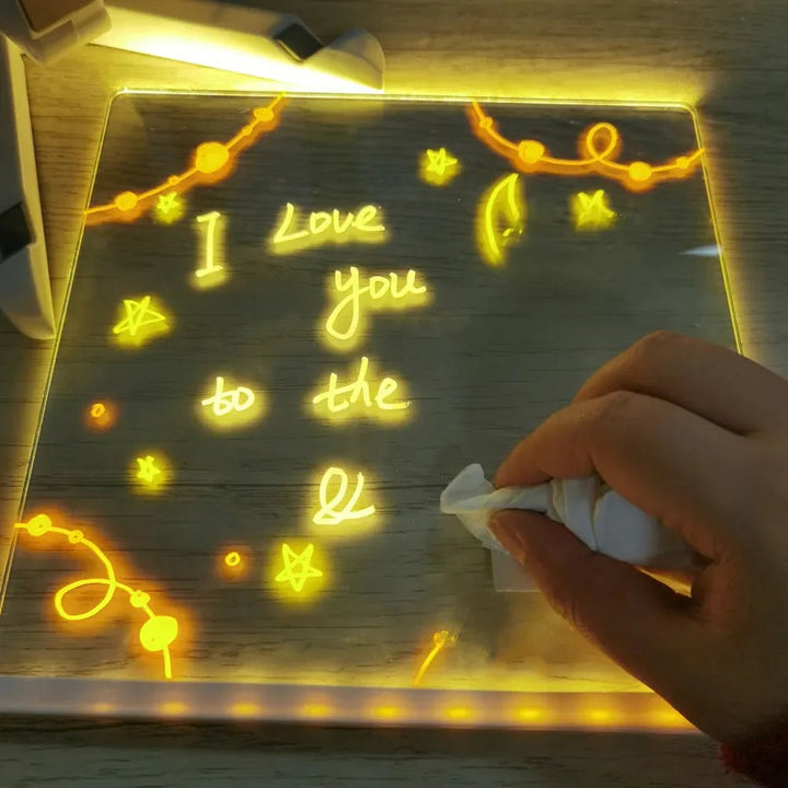 Tavolo da disegno a LED per bambini