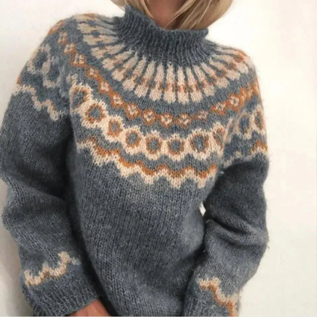 Maglione lavorato a maglia da donna