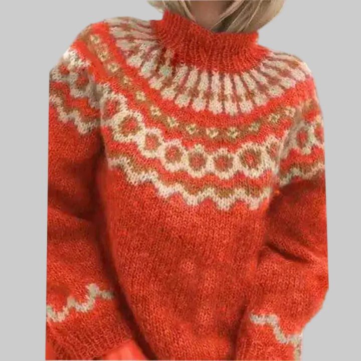 Maglione lavorato a maglia da donna