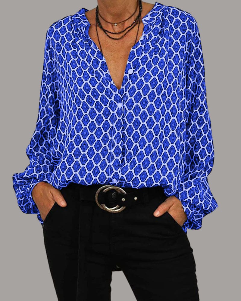 Camicetta donna con scollo a V