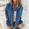 Giacca casual da donna con cappuccio