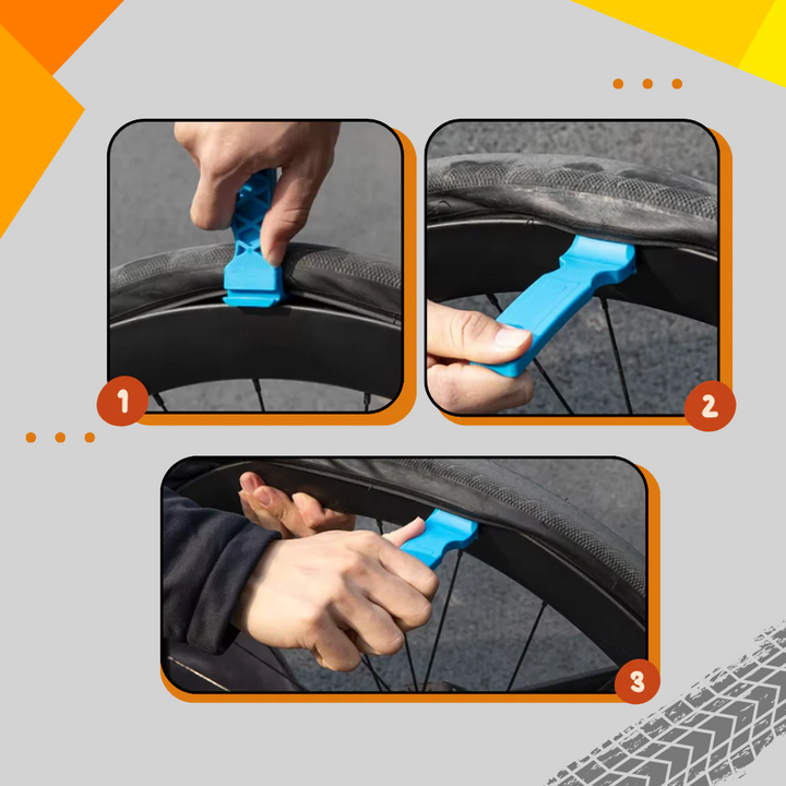 Leva per pneumatici per bicicletta: strumento compatto per la rimozione degli pneumatici