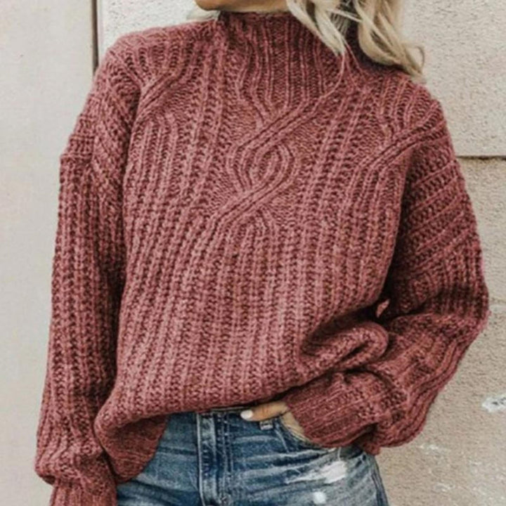 Maglione lavorato a maglia da donna