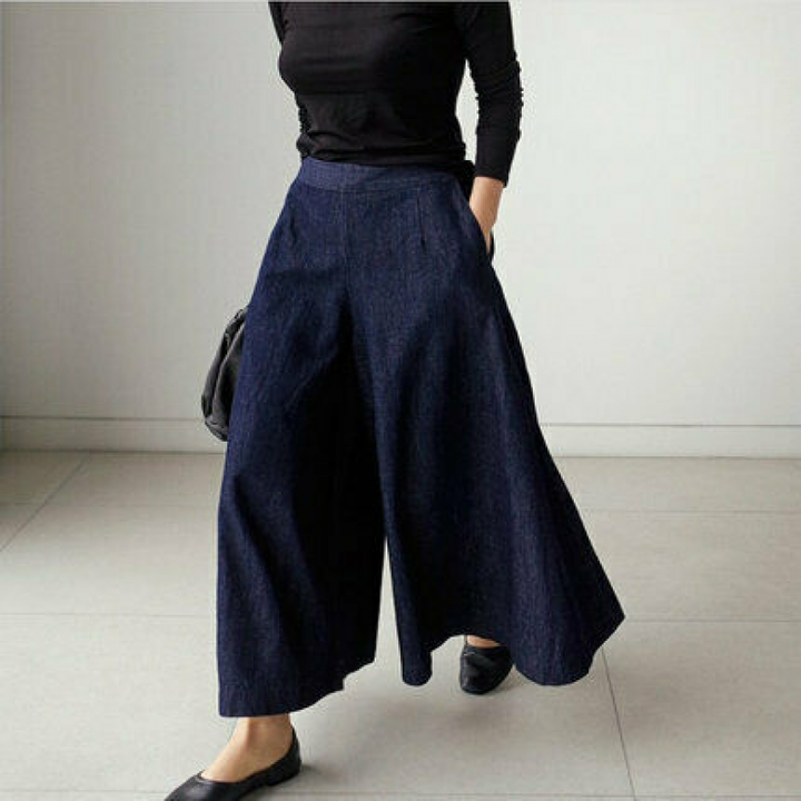 Pantaloni a gamba larga da donna