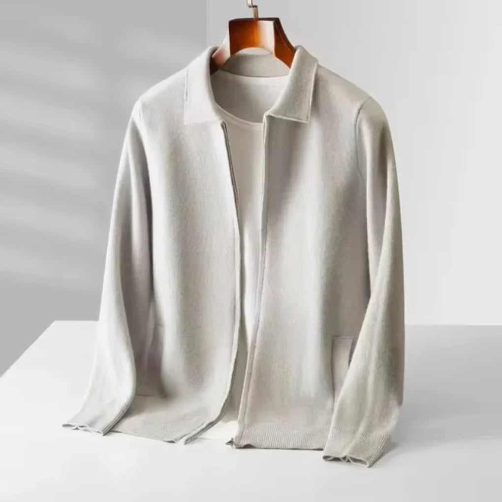 Gilet da uomo con vestibilità regolare, cerniera completa e tasche laterali