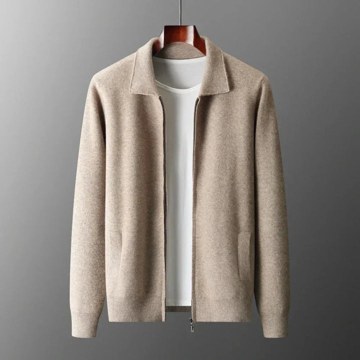 Gilet da uomo con vestibilità regolare, cerniera completa e tasche laterali