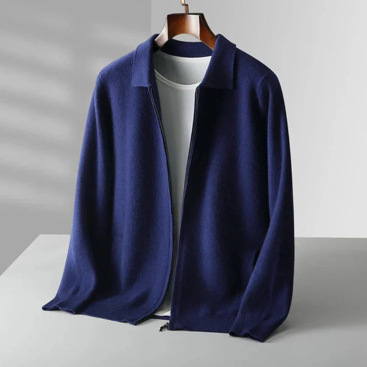 Gilet da uomo con vestibilità regolare, cerniera completa e tasche laterali