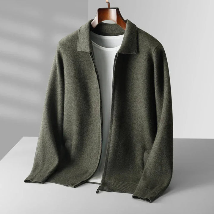 Gilet da uomo con vestibilità regolare, cerniera completa e tasche laterali