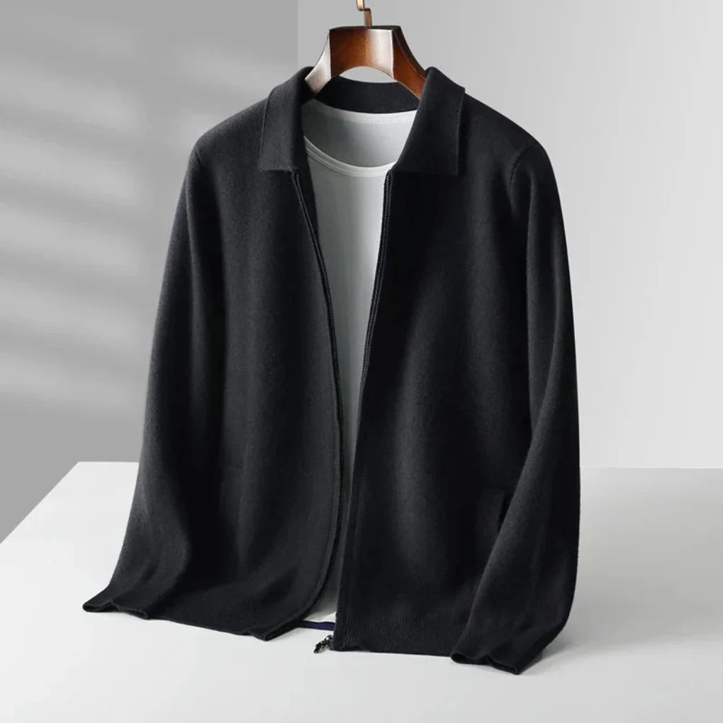 Gilet da uomo con vestibilità regolare, cerniera completa e tasche laterali