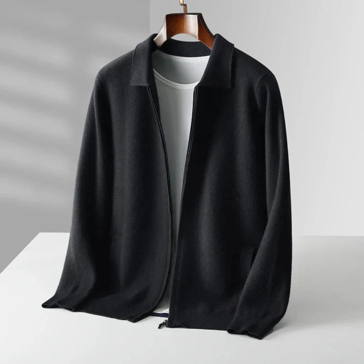 Gilet da uomo con vestibilità regolare, cerniera completa e tasche laterali