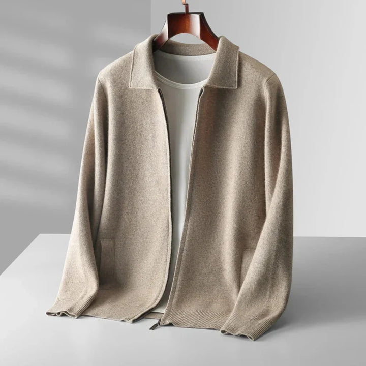 Gilet da uomo con vestibilità regolare, cerniera completa e tasche laterali