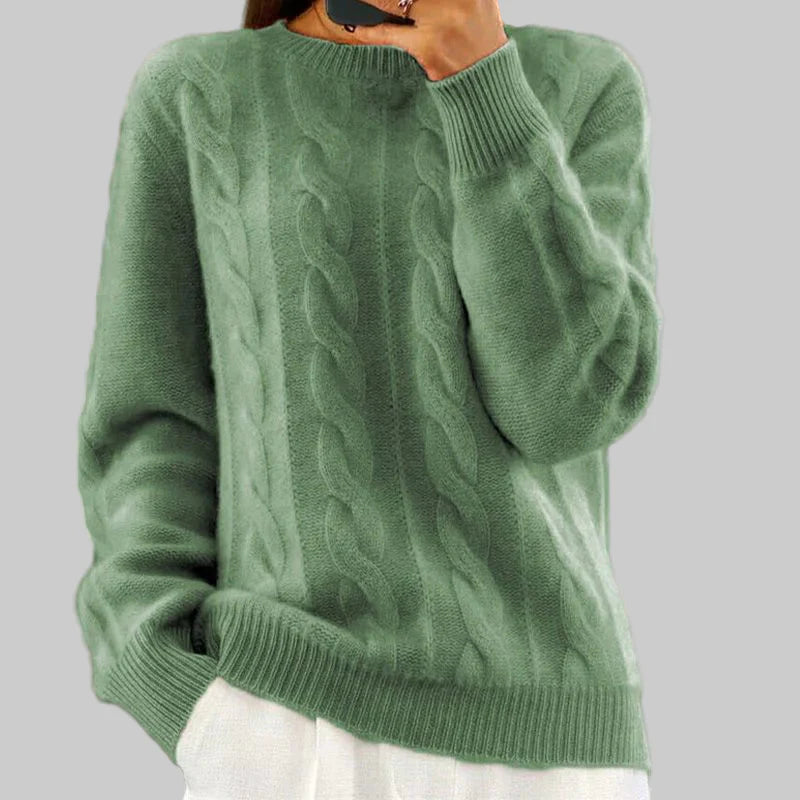 Maglione caldo in maglia da donna