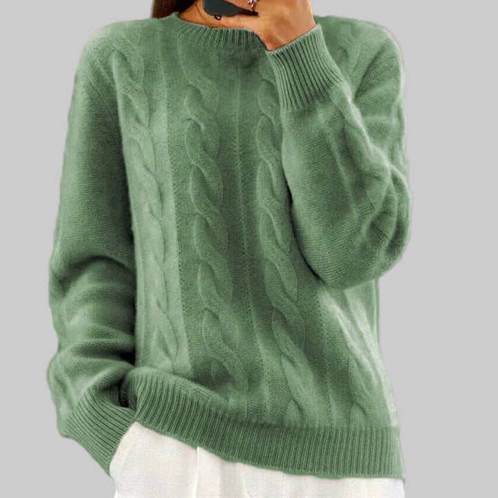 Maglione caldo in maglia da donna