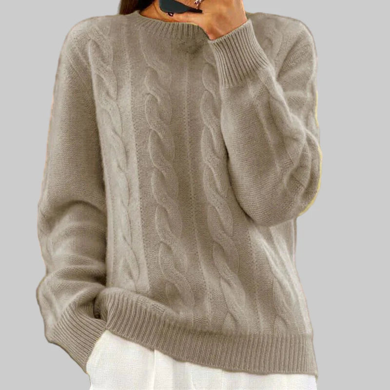 Maglione caldo in maglia da donna