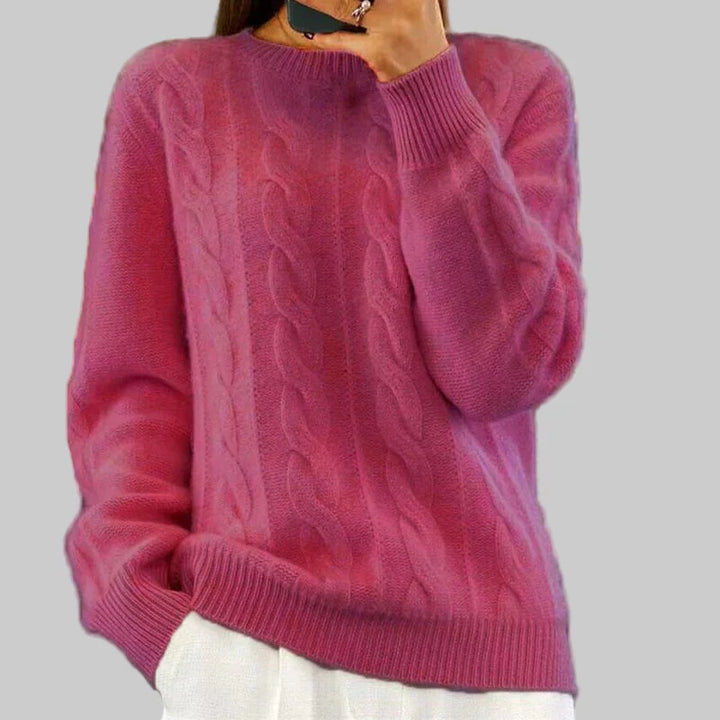Maglione caldo in maglia da donna