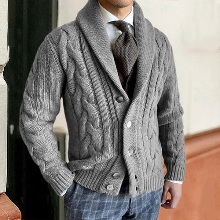 Cardigan in maglia da uomo