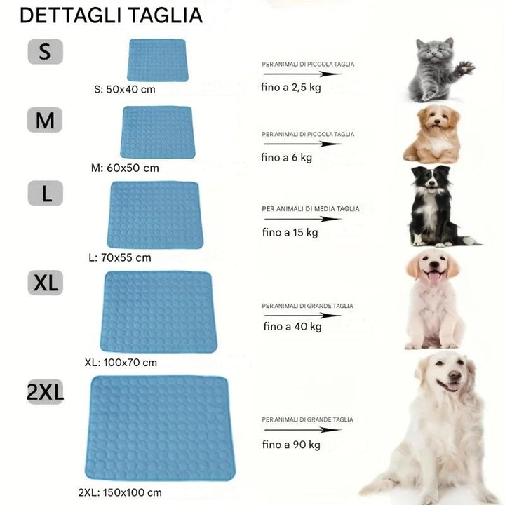 Tappetino rinfrescante per cani e gatti