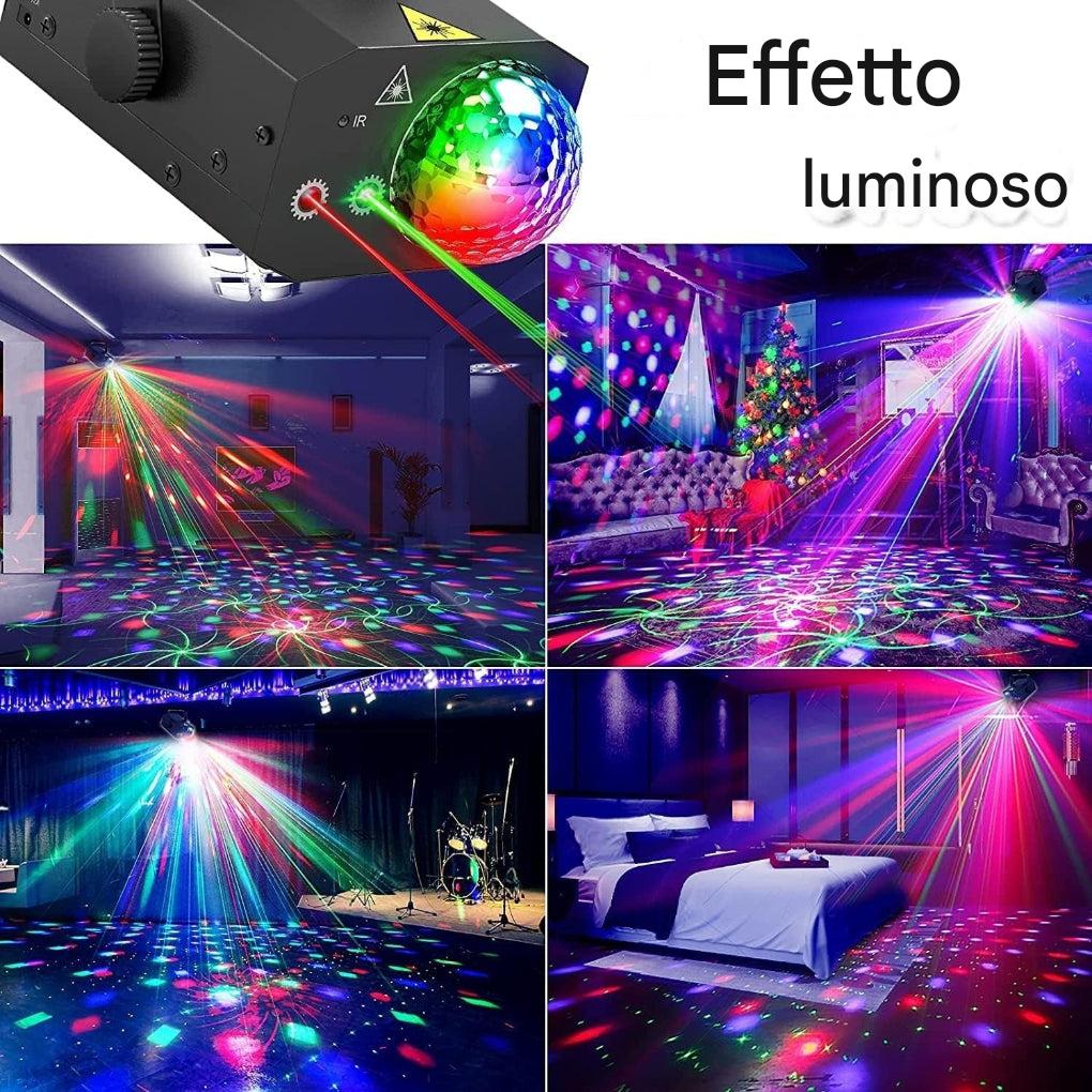 Luce laser da discoteca 2-in-1