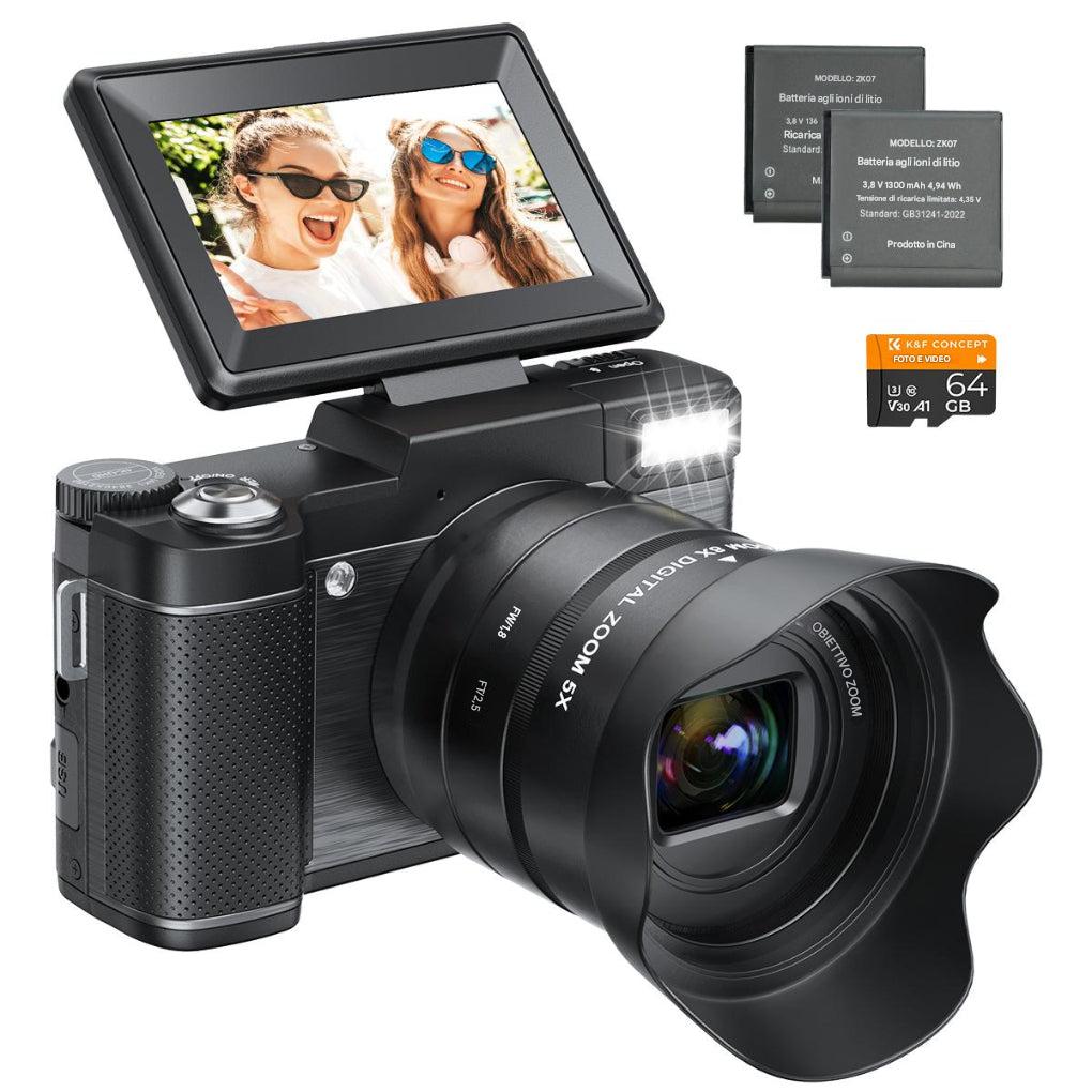 Fotocamera digitale 5K per principianti