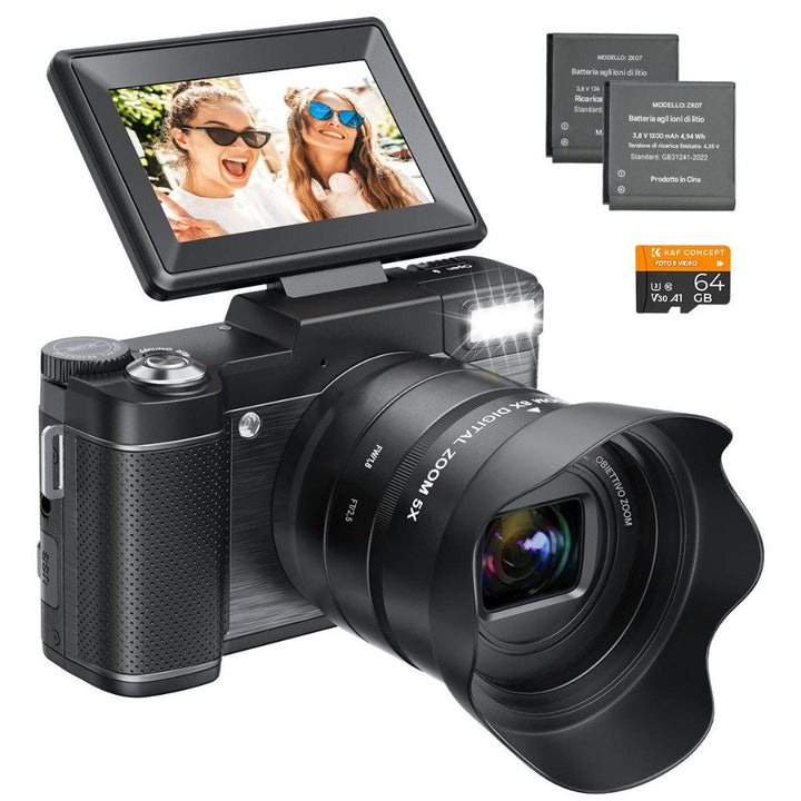 Fotocamera digitale 5K per principianti