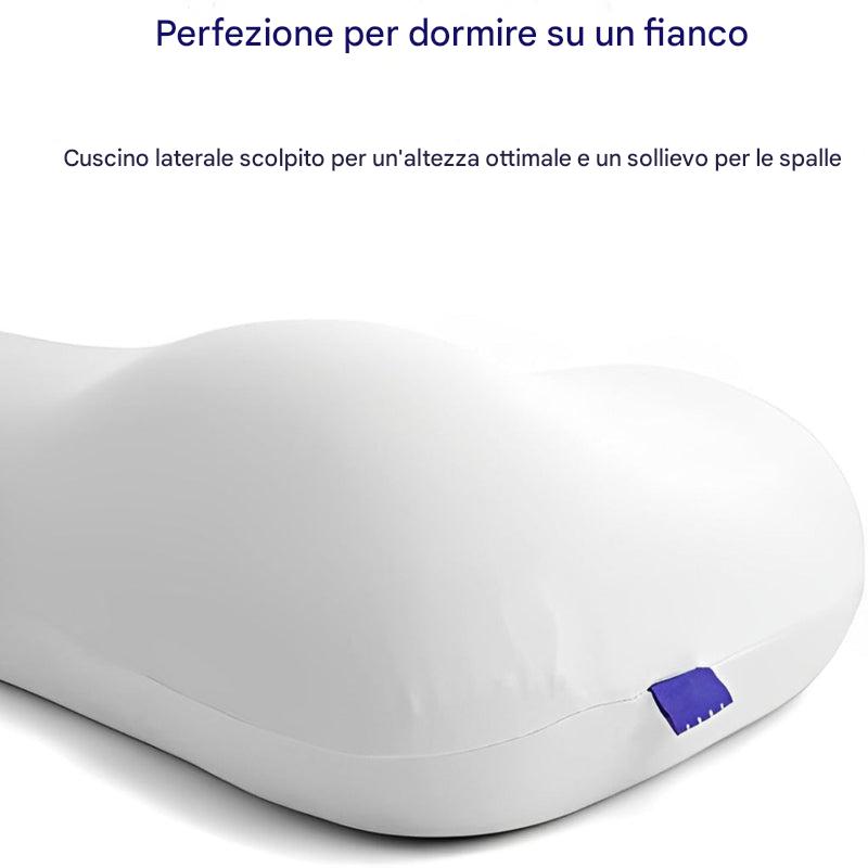 Cuscino da viaggio per dormire profondamente e cuscino per chi dorme di lato