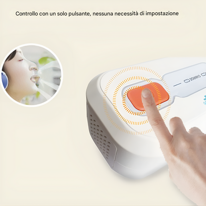 Pulitore e disinfettante portatile per CPAP