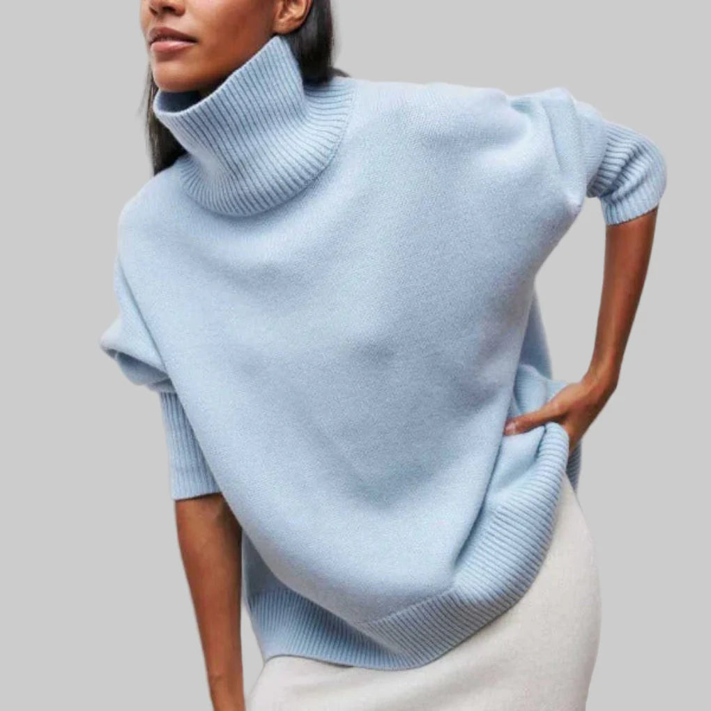 Maglione a collo alto da donna