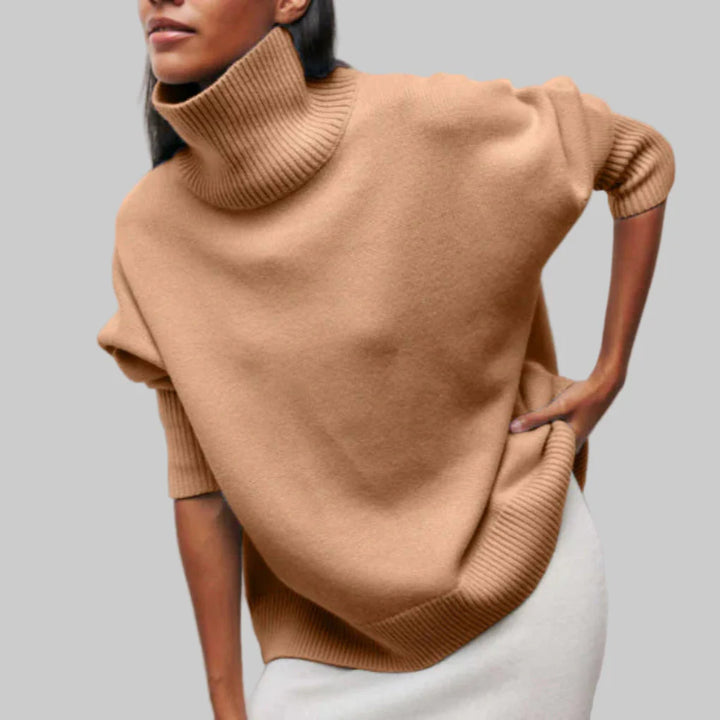 Maglione a collo alto da donna