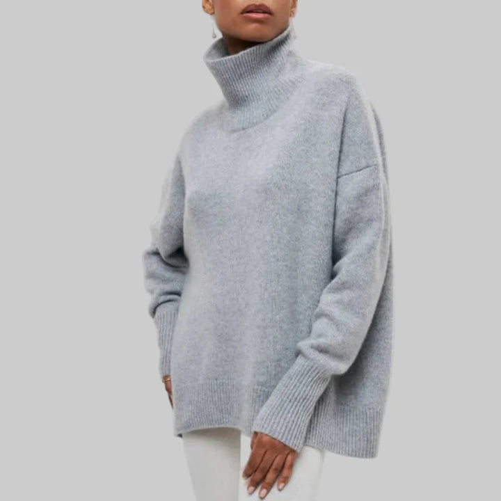 Maglione a collo alto da donna
