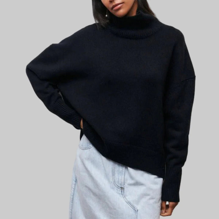 Maglione a collo alto da donna