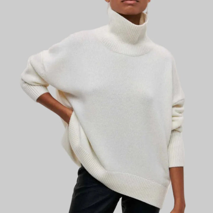 Maglione a collo alto da donna