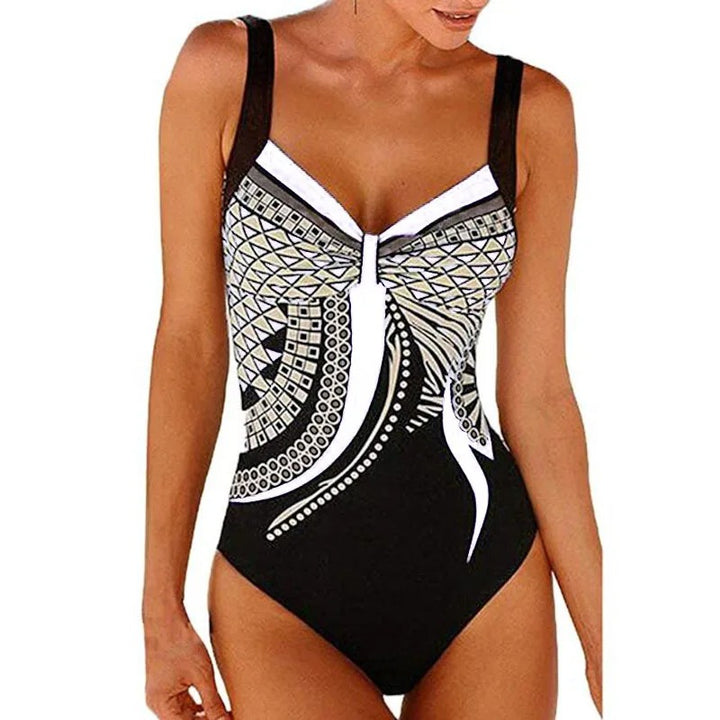 Costume da bagno stampato che valorizza la figura