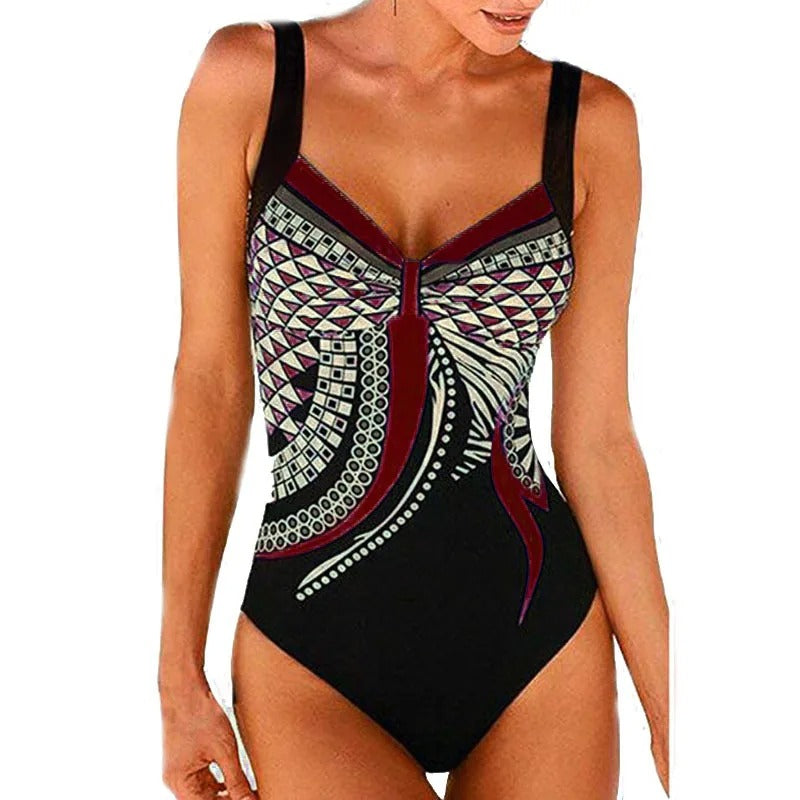 Costume da bagno stampato che valorizza la figura