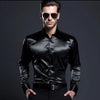 Camicia da uomo lucida in stile business