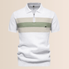 Polo da uomo con motivo a maglia a righe