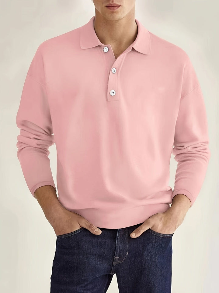 Polo da uomo a maniche lunghe