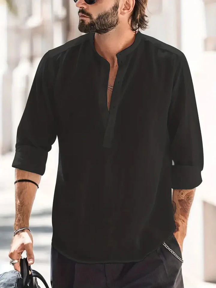 Camicia di lino da uomo