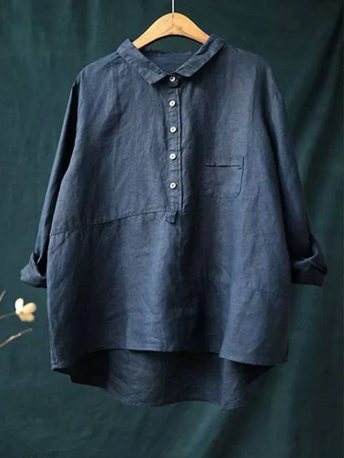 Camicetta elegante a maniche lunghe da donna
