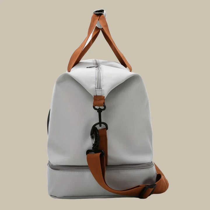 ArancioneBorsa da viaggio da uomo spaziosa ed elegante