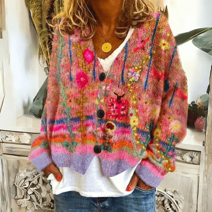 Cardigan in morbida maglia di cashmere