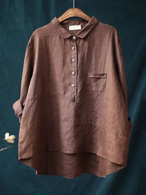 Camicetta elegante a maniche lunghe da donna