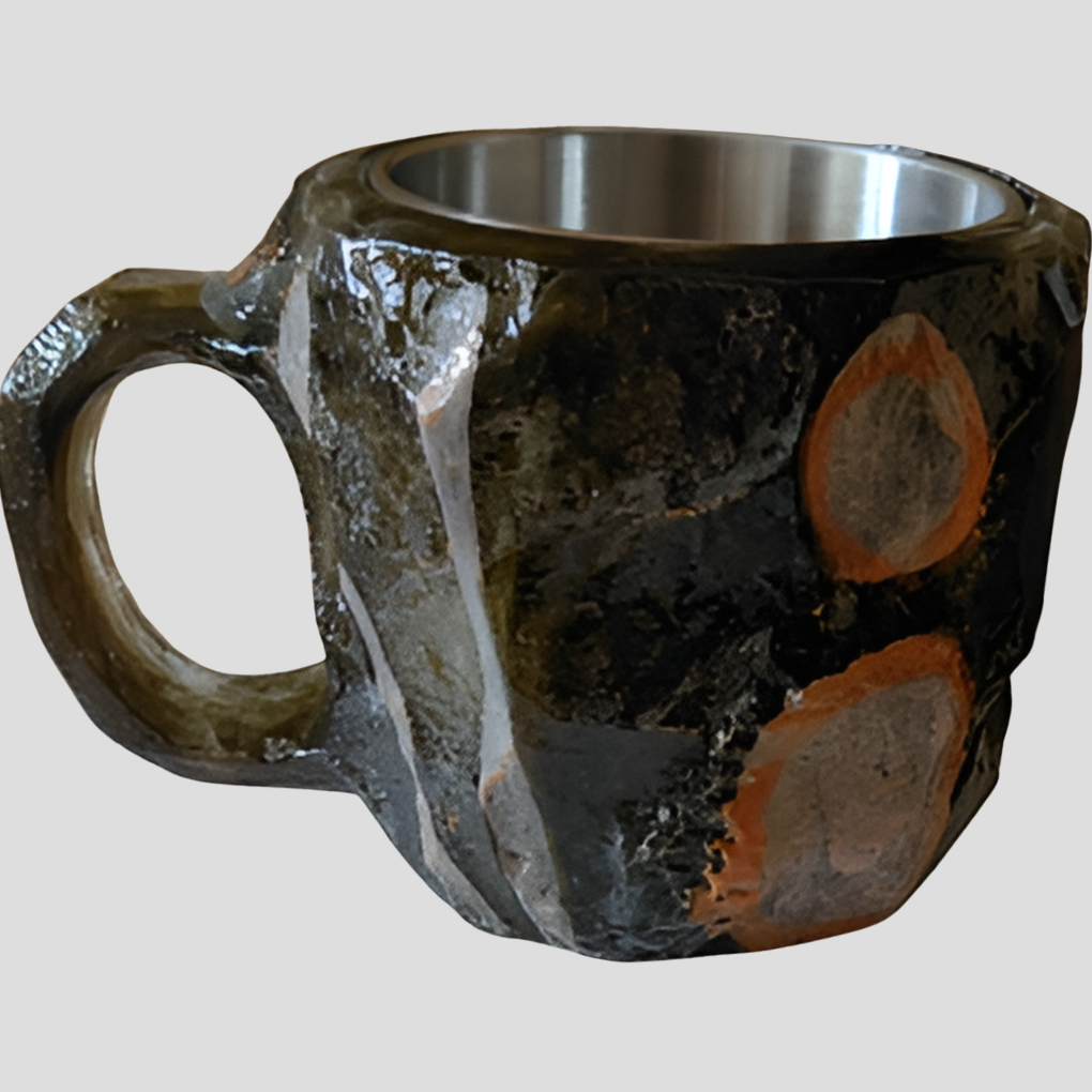 Tazze da caffè in cristallo minerale