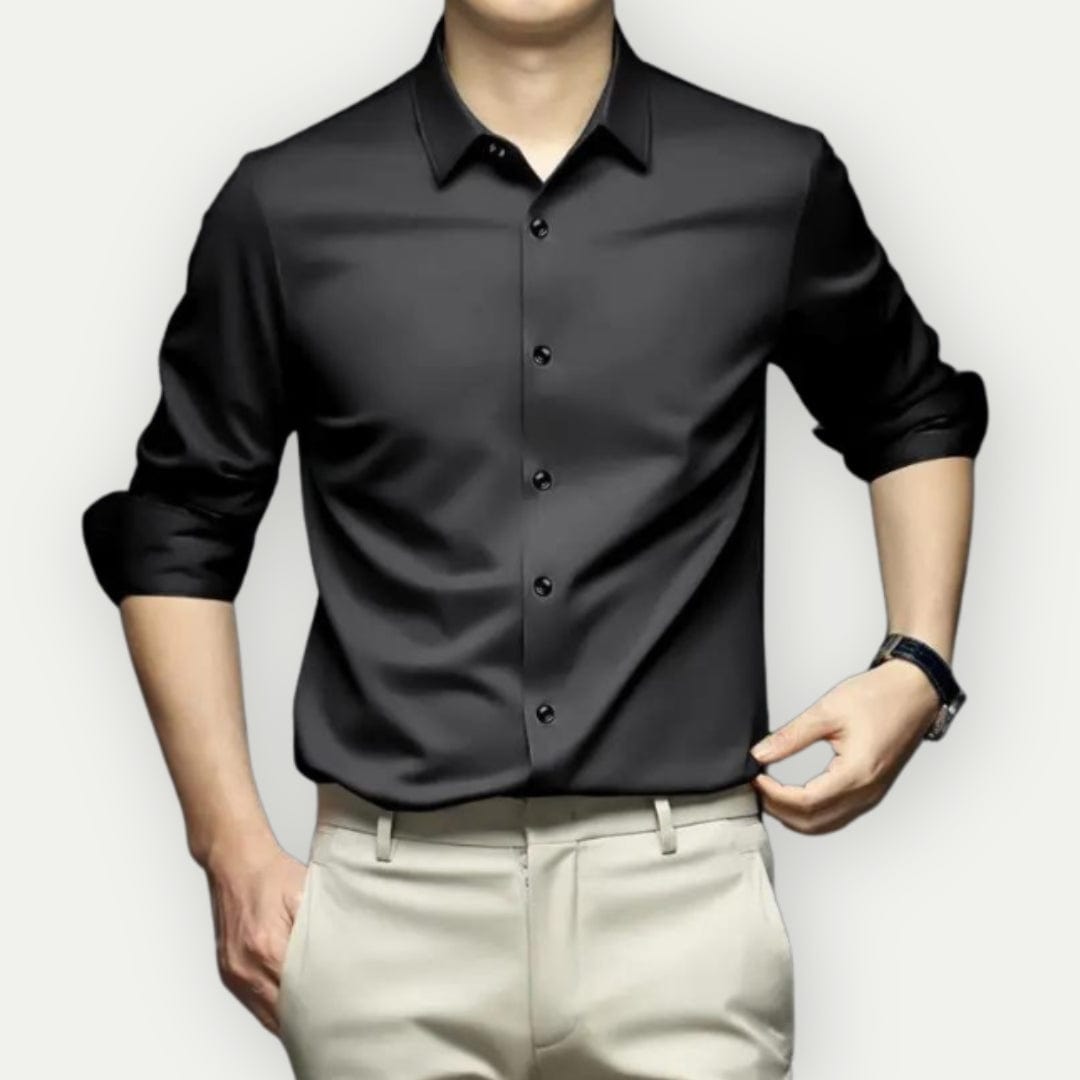 Camicia non in ferro senza rughe per un'eleganza senza sforzo