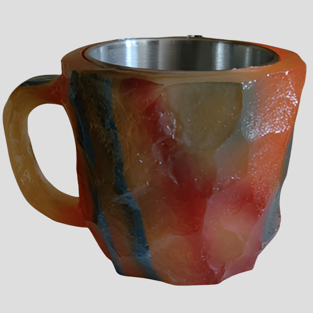 Tazze da caffè in cristallo minerale