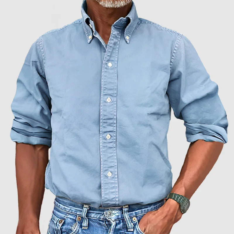Camicia classica a maniche lunghe da uomo