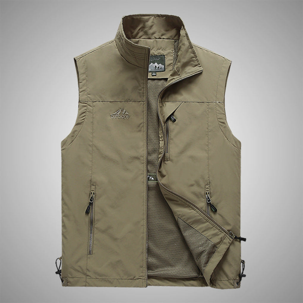 Gilet casual da uomo per attività all'aperto
