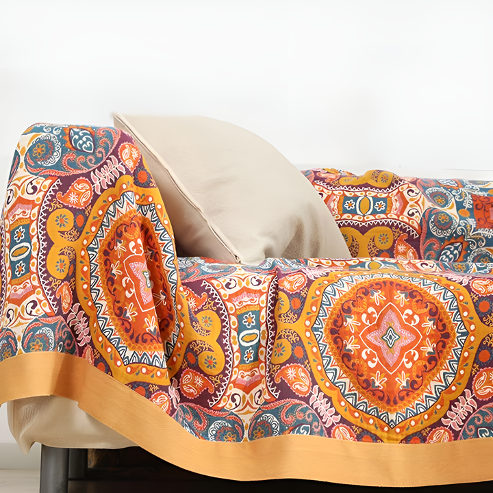 Coperta reversibile Sunrise Boho