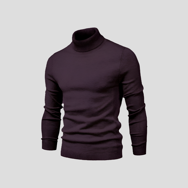 Maglione a collo alto da uomo
