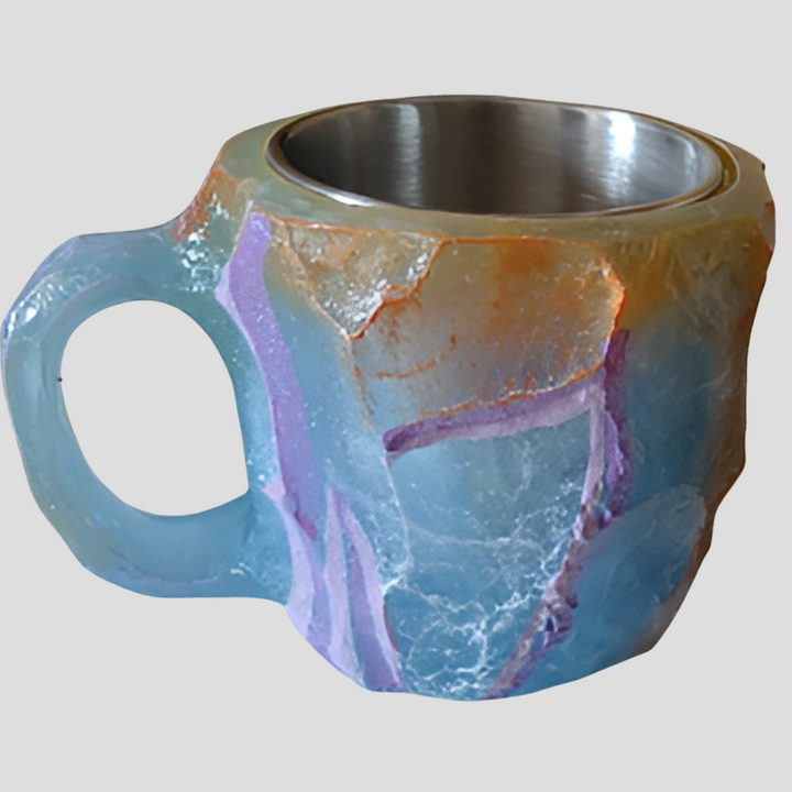 Tazze da caffè in cristallo minerale