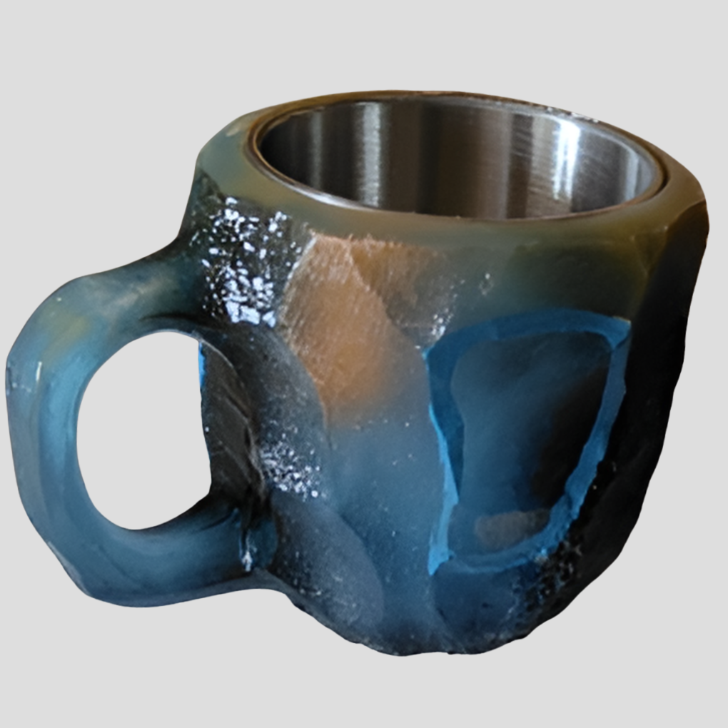 Tazze da caffè in cristallo minerale